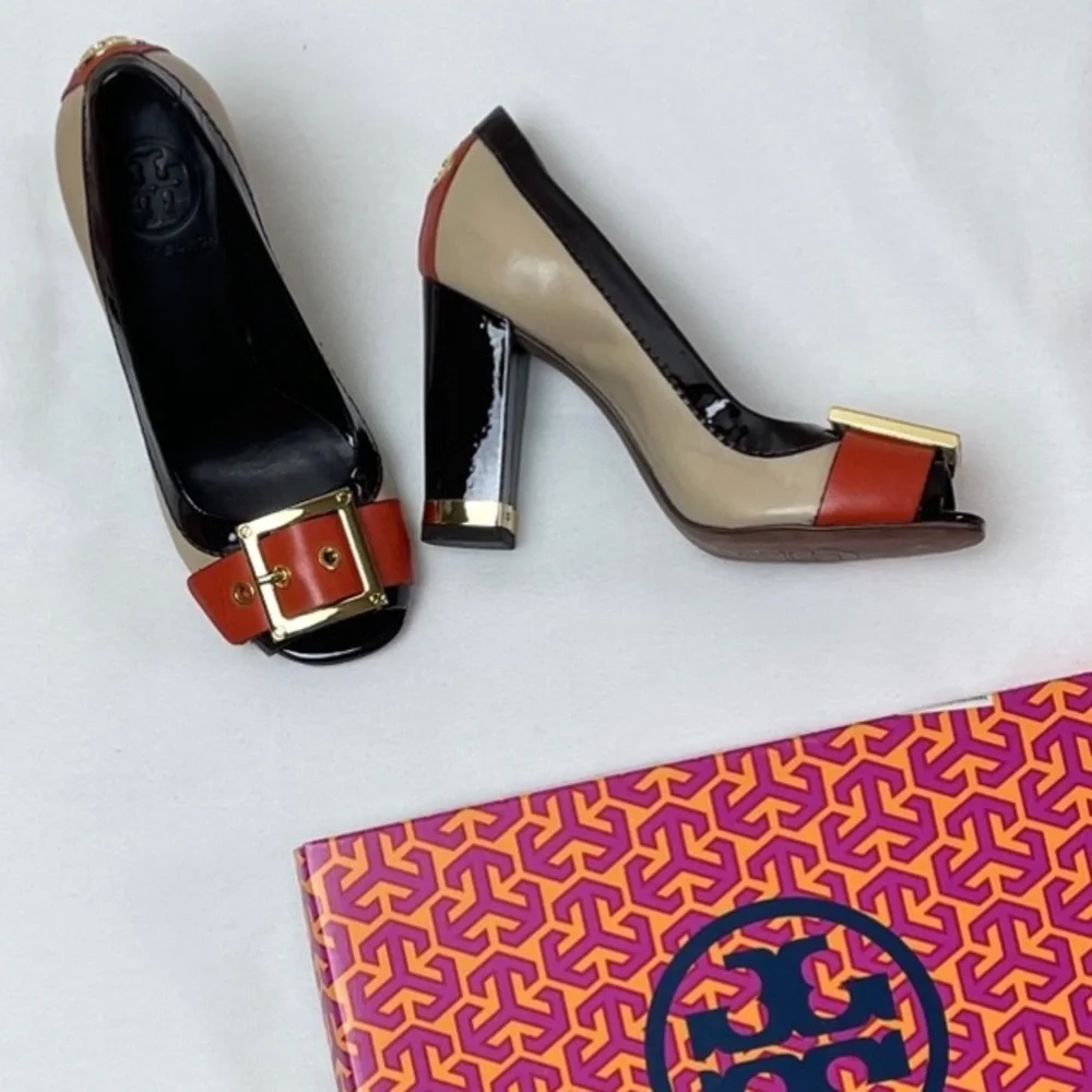 Tory Burch New in box leather heels
